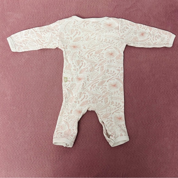 Babyushka Organic WCF 0-3M L/S Jumpsuit Two-Pack Mauve - Picture 3 of 6